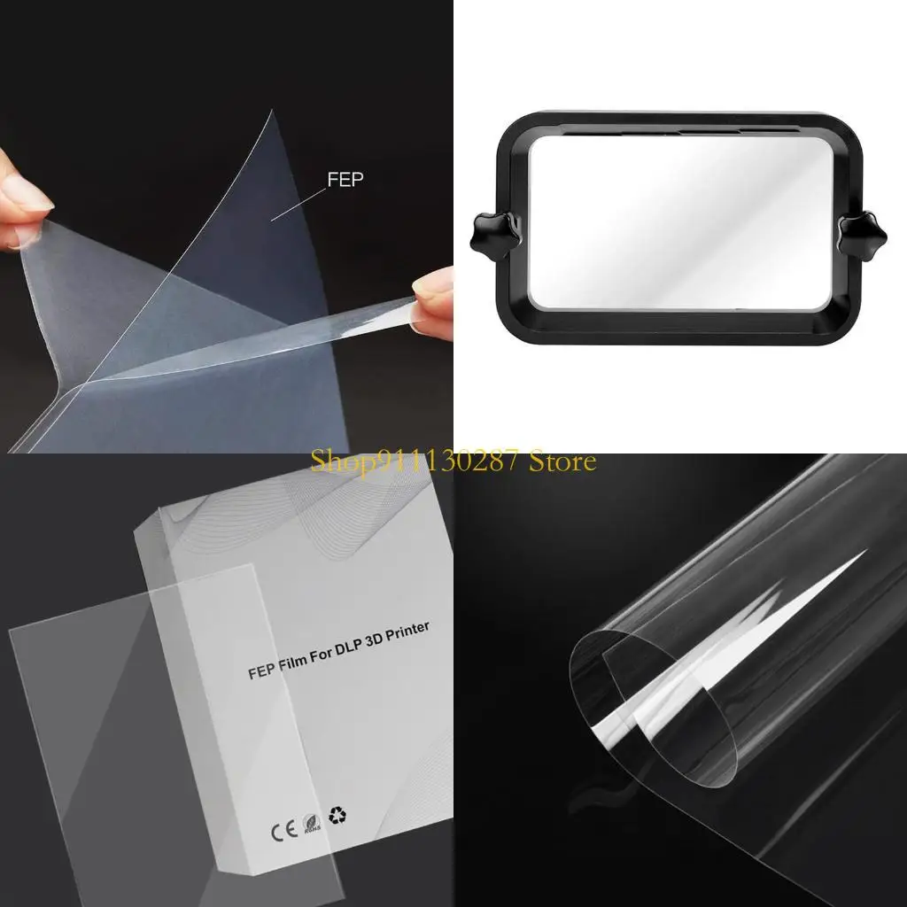J1HC 200 x 140 x 0.1 mm FEP Film Film 2pcs para SLA DLP Printer