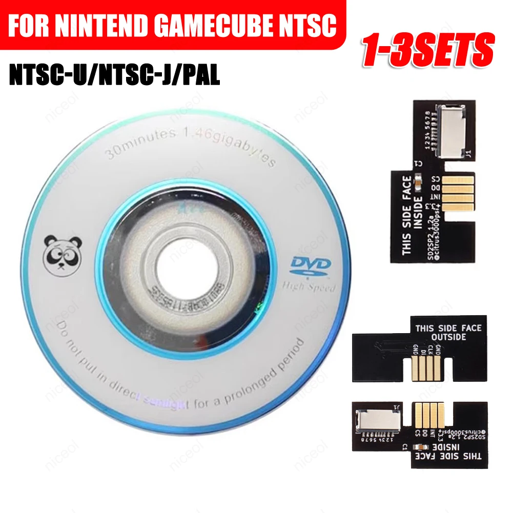 Adaptador de reemplazo de lector de tarjetas TF SD2SP2 + Mini DVD Swiss Boot Disc para NTSC-U/NTSC-J/PAL, accesorios de juego - imagen 2