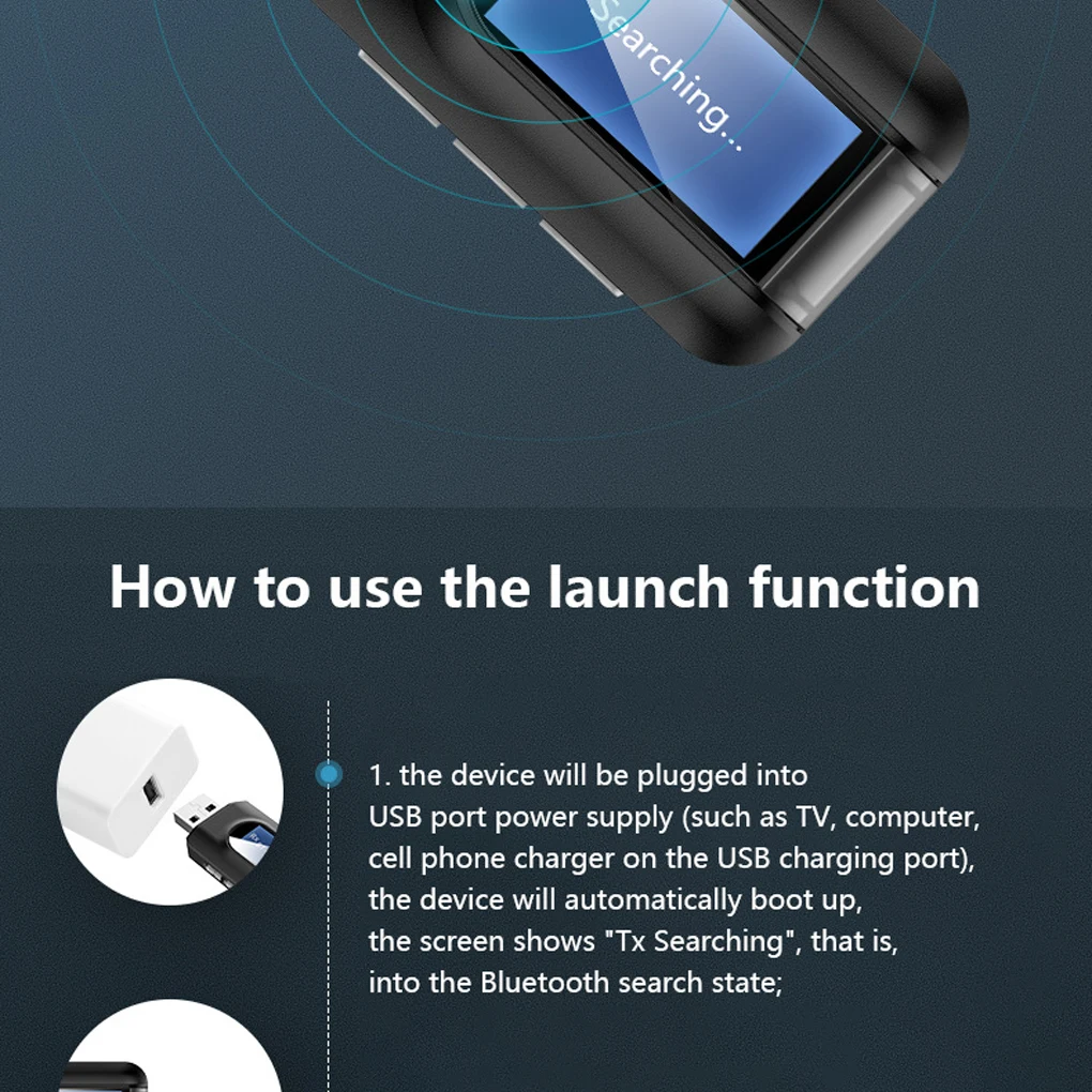 Un diagrama azul y blanco de un dispositivo con un botón azul en la parte superior