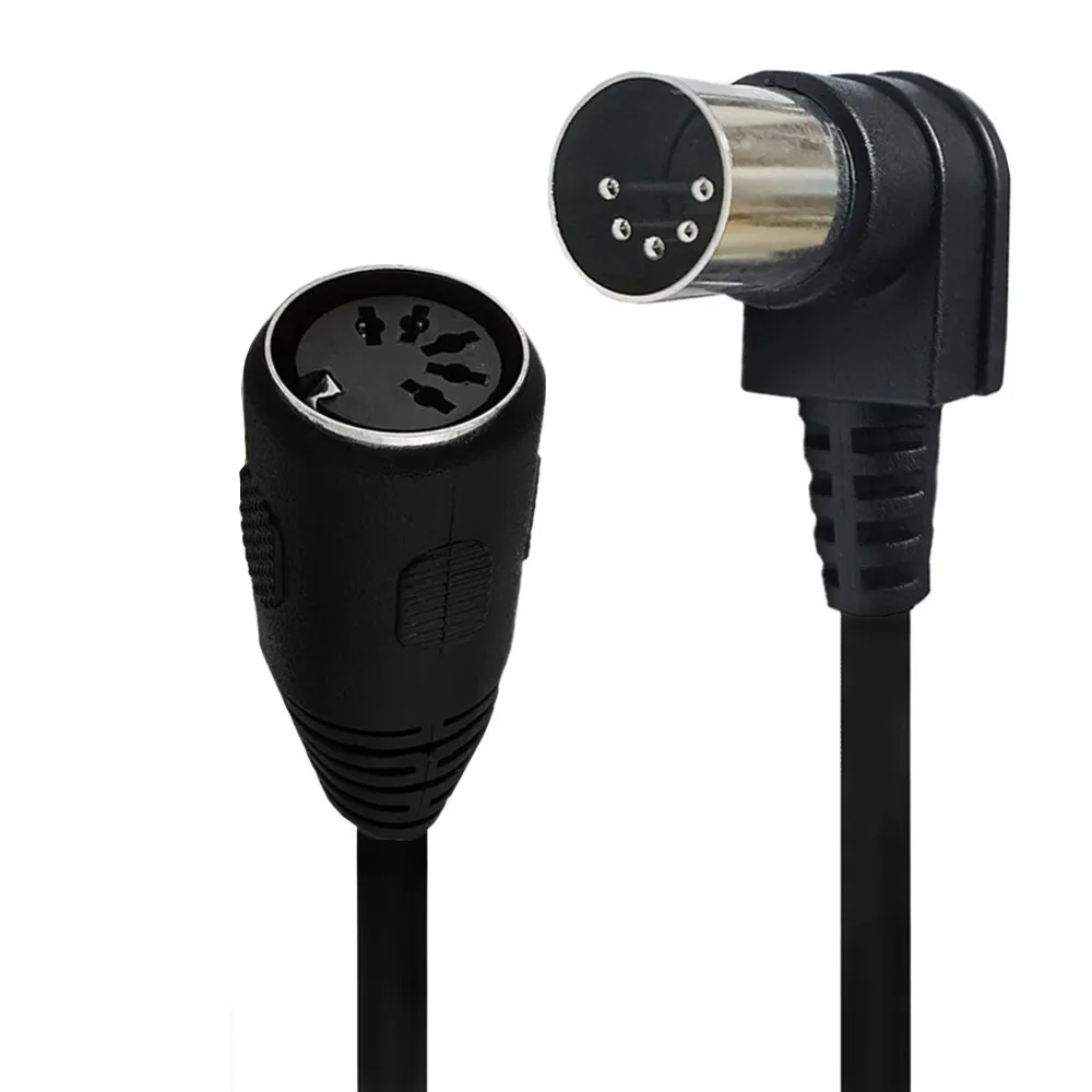 90 Grad Midi Din Stecker-Stecker-Kabel de 5 polos Din-Audio-Verlängerung stecker din-5pin M/M&M/F-Kabel adaptador 0,5-5M - imagen 3