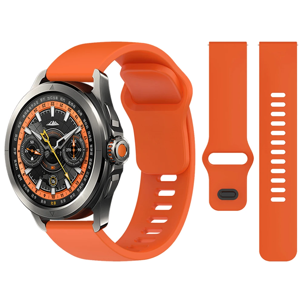 Correa suave de silicona de 22mm para Xiaomi Watch S4, pulsera deportiva para Mi Watch 2 Pro/S3 S2 46mm S1, pulseras de repuesto de banda activa