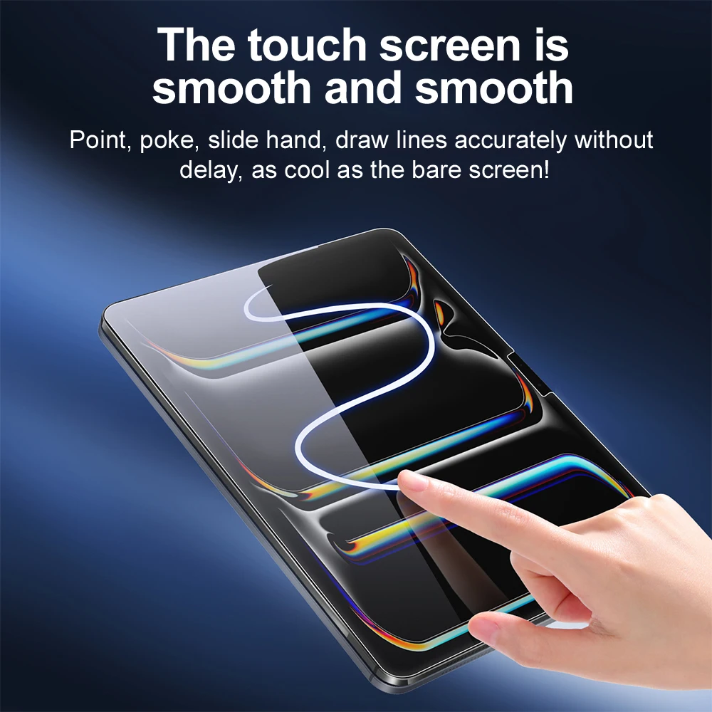 Protector de pantalla de vidrio templado para iPad Pro 13 11 M4 12,9 10 9 10th 9th Generación Air 5 4 3 2 M2 Mini 6 7 8th 10,2 Accesorios - imagen 5