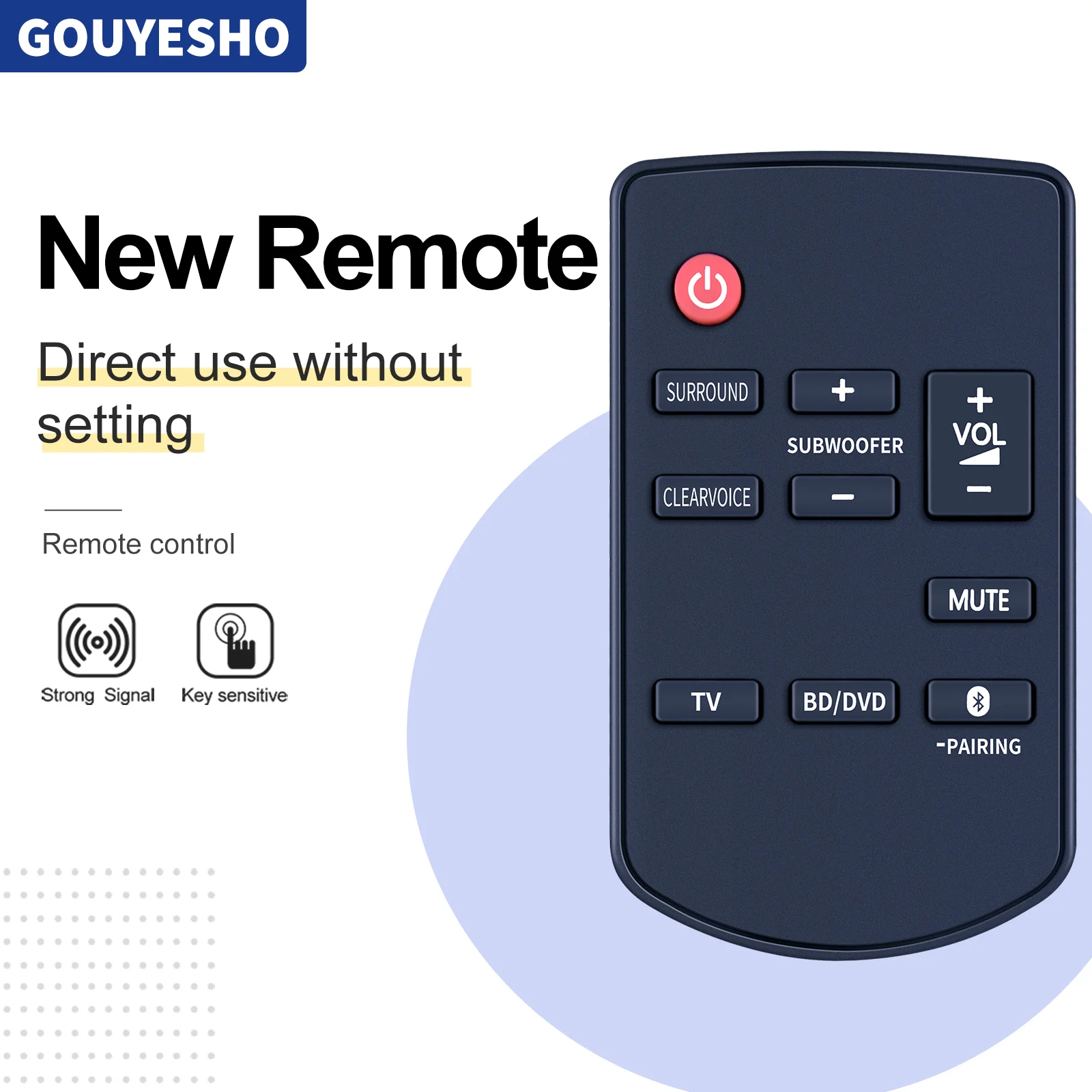 Mando a distancia N2QAYC000103 para Panasonic, barra de sonido, SC-HTB18, SC-HTB18-GN