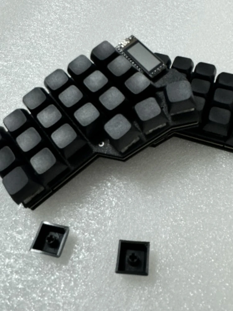 Corne Mini 3X6 Teclado mecánico dividido personalizado Zmk Bluetooth pantalla de vista agradable interruptor MX inalámbrico teclado dividido ergonómico