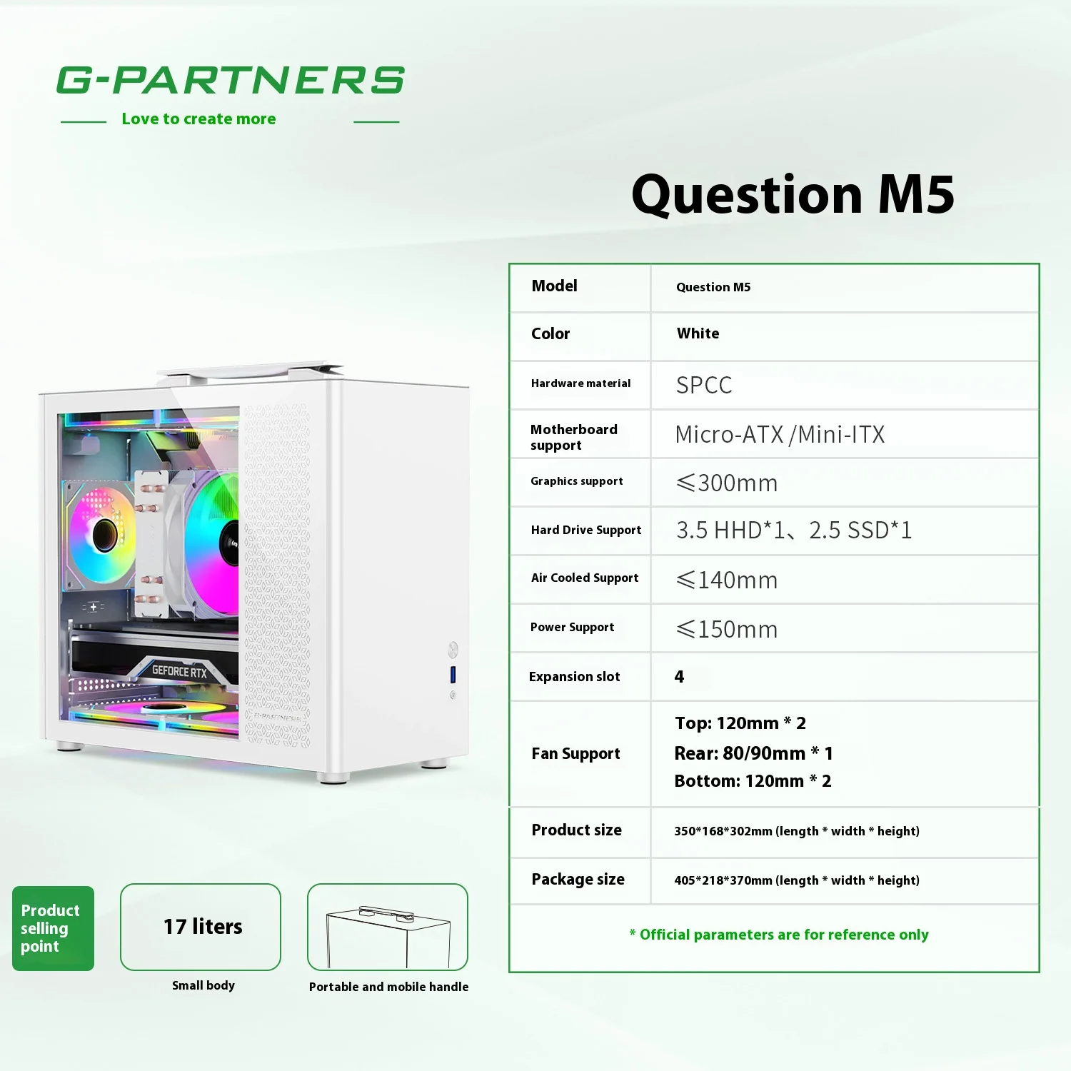 Question M5 funda de PC M-ATX caja de ordenador portátil placa base ITX ATX/SFX fuente de alimentación soporte U3 escritorio MINI chasis pequeño - imagen 3