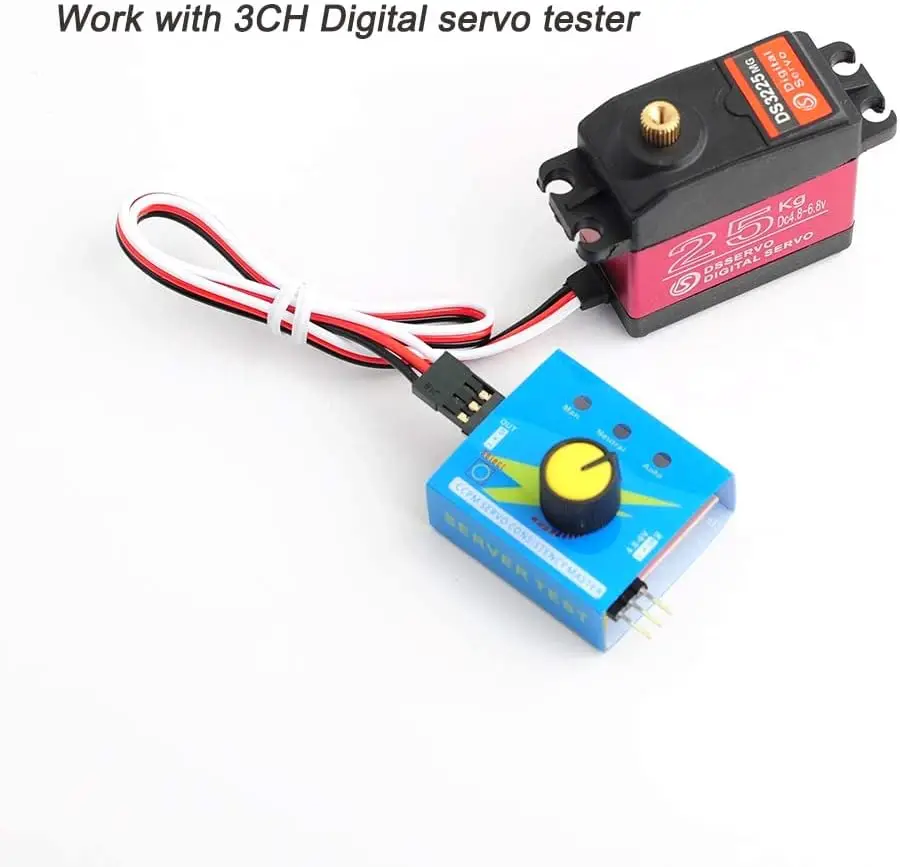 4 Uds DS3225 25kg Servo RC de alto Torque engranaje totalmente metálico 6V servomotor Digital con brazo 25T Servo bocina para Control de coches Baja DIY - imagen 5
