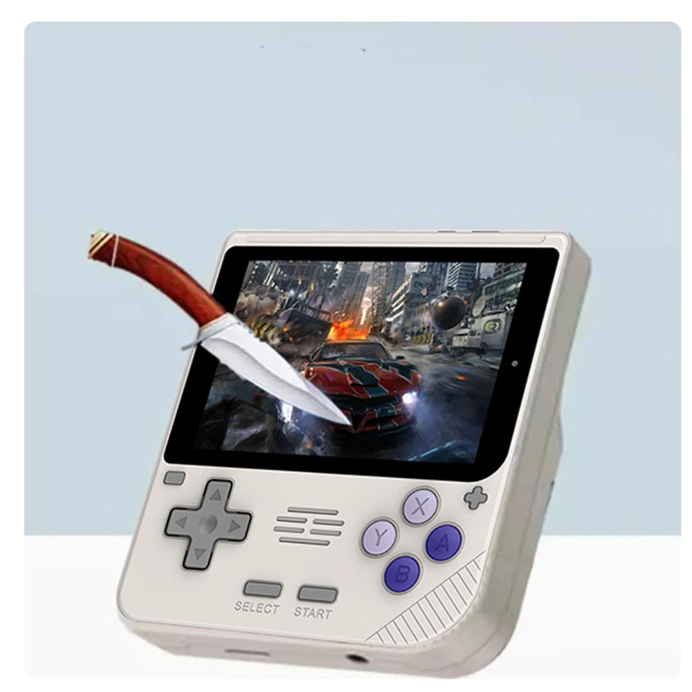 Protector de pantalla de vidrio templado para Powkiddy V10, accesorios de 3,5 pulgadas, película de vidrio, sin burbujas, alta respuesta - imagen 3