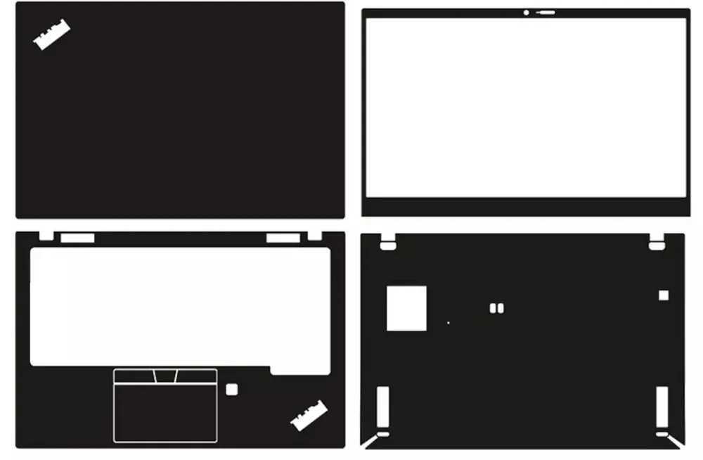 Cubierta de pegatina de piel precortada para 2024 Thinkpad X1 Carbon Gen 12 11 10 2023 2022 Gen 9 2020 2019 X1 Carbon Gen 7 6 5 4 2018 2017 - imagen 4
