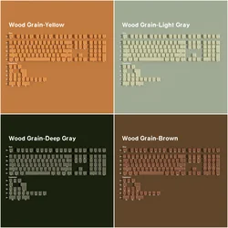 Wooting W1M V5 Juego Teclas PBT Laterales Perfil Cherry Grano Madera