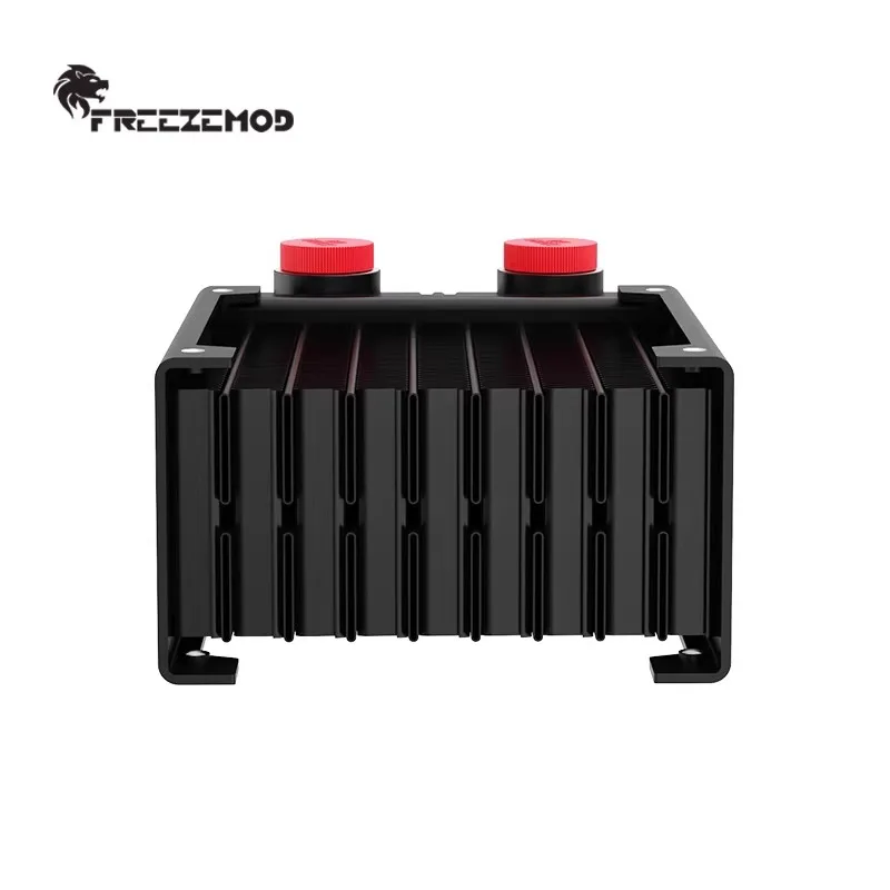 FREEZEMOD 80 160 fila de radiador pequeño de aluminio de 2 capas, ventilador de 80mm de espesor de 47mm para refrigeración por agua médica/impresión/laser - imagen 4