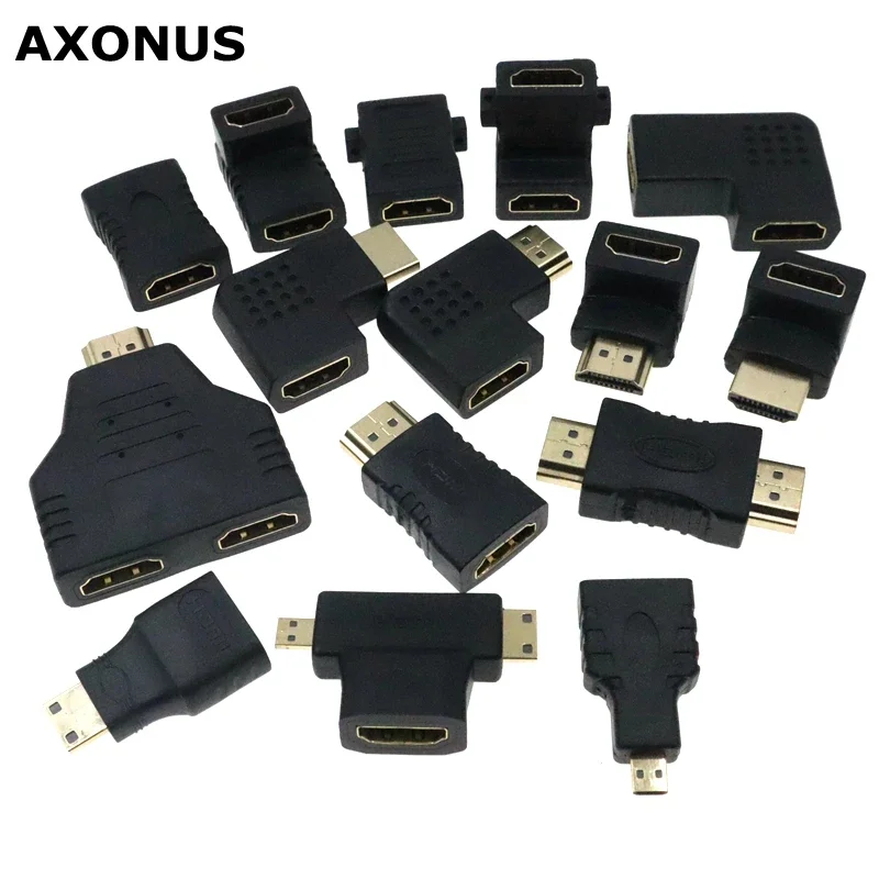 Adaptador HD Micro Mini compatible con HDMI, adaptador de ángulo recto de 90 grados, HDMI de 270 grados, conector acodado HDMI macho a hembra - imagen 5