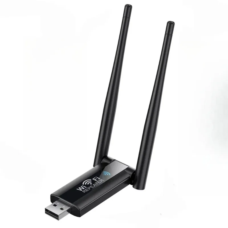 Repetidor WiFi inalámbrico, enrutador extensor de señal WiFi, amplificador de largo alcance, punto de acceso, USB 2,4G, 300Mbps - imagen 2