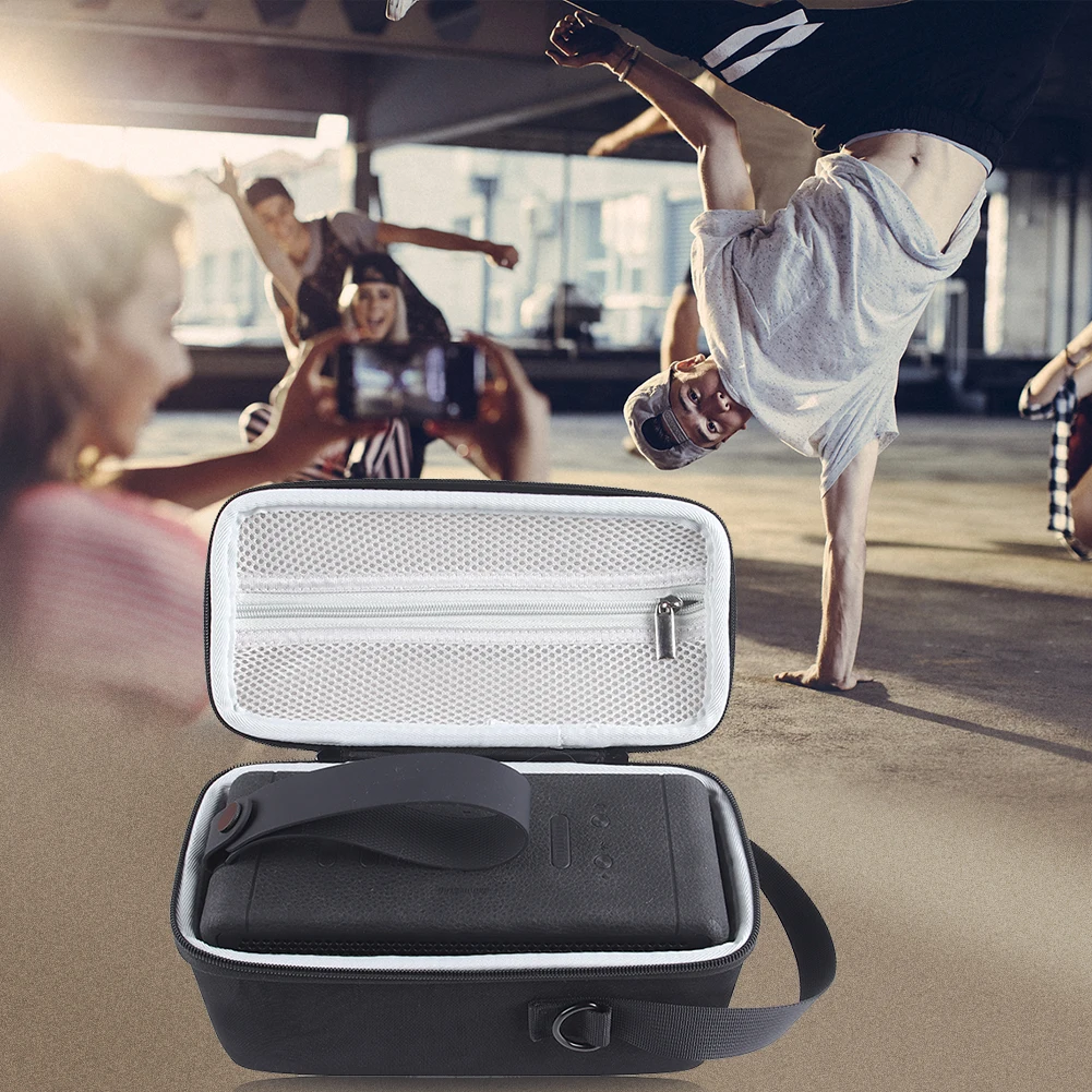Bolsas de altavoz portátiles, accesorio de cable de alimentación EVA duro, bolsa de almacenamiento de altavoz, organizador anticaída a prueba de golpes para Marshall Middleton - imagen 2