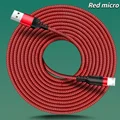 Red Micro USB