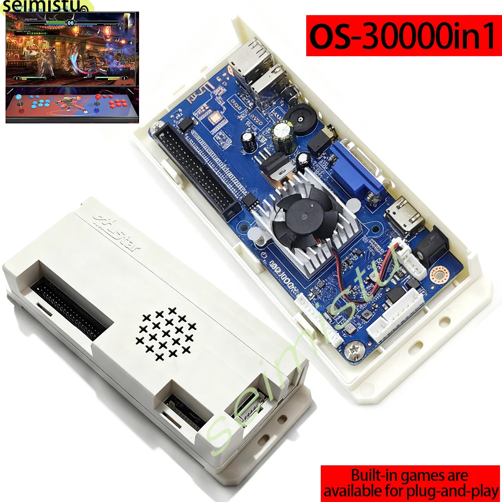 Pandora OS caja de juegos 30000 en 1 tablero de juegos placa base de 2 jugadores HDMI VGA para gabinete de juegos Arcade Bar Top Machine consola de Joystick - imagen 2