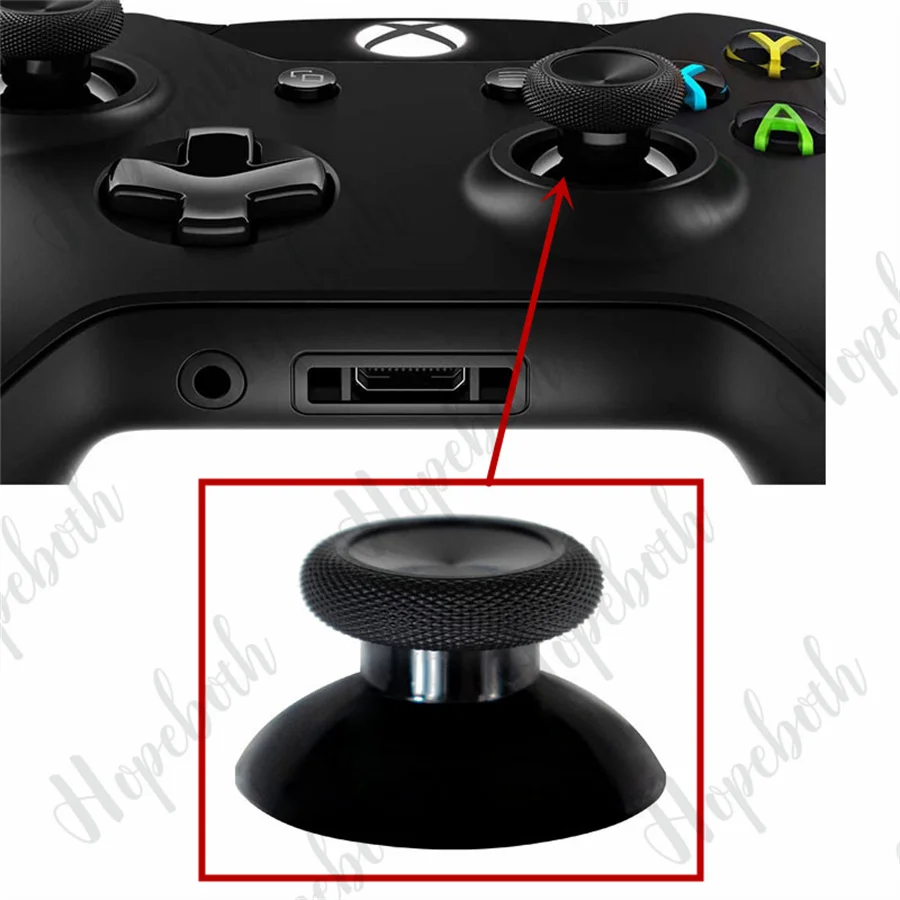 Juego de tapas de empuñaduras de pulgar analógicas de repuesto para controlador xbox one, 10-50 Uds. - imagen 2