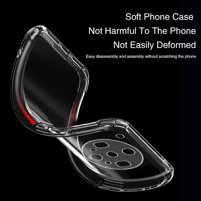 Funda transparente para teléfono móvil con Airbag para OPPO Find X8S Plus X8S + X8 Ultra X8Ultra 5G, funda trasera Original a prueba de golpes - imagen 5