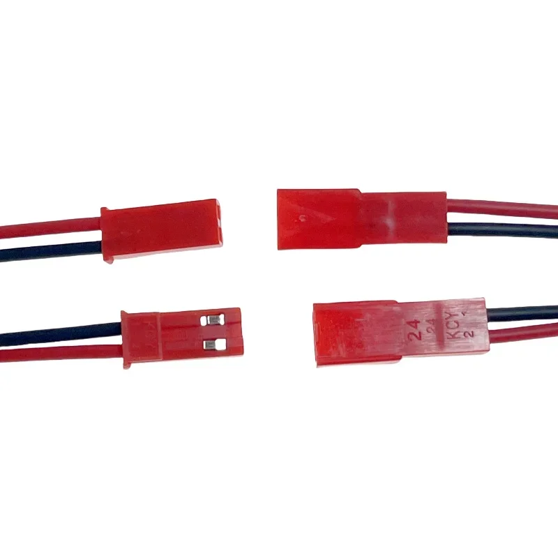 10 pares JST2.54mm 100/150/200mm 22 AWG 2 pines conector de clavija JST Cable macho hembra para juguetes RC batería lámpara LED JST/SYP2.54 - imagen 5
