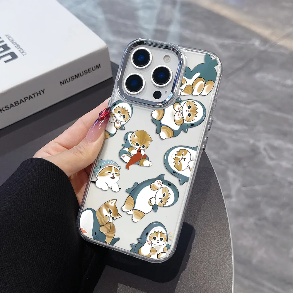 Divertida funda de teléfono M-Mofusand Cat para Google Pixel 10 9 8 7 8A 9A XL Pro 4G 5G, funda trasera transparente de silicona suave TPU - imagen 4