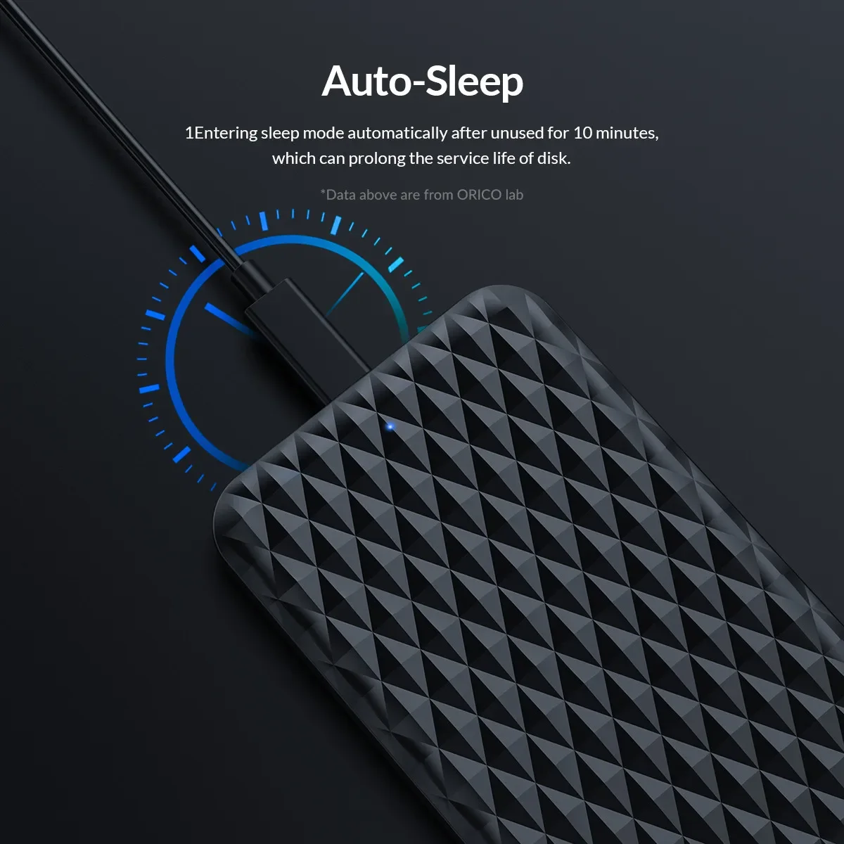 ORICO-carcasa para disco duro externo de 2,5 pulgadas, 5Gbps, SATA a USB 3,0, HDD SSD, para PC, portátil, caja de disco HDD SSD de 2,5 pulgadas - imagen 4