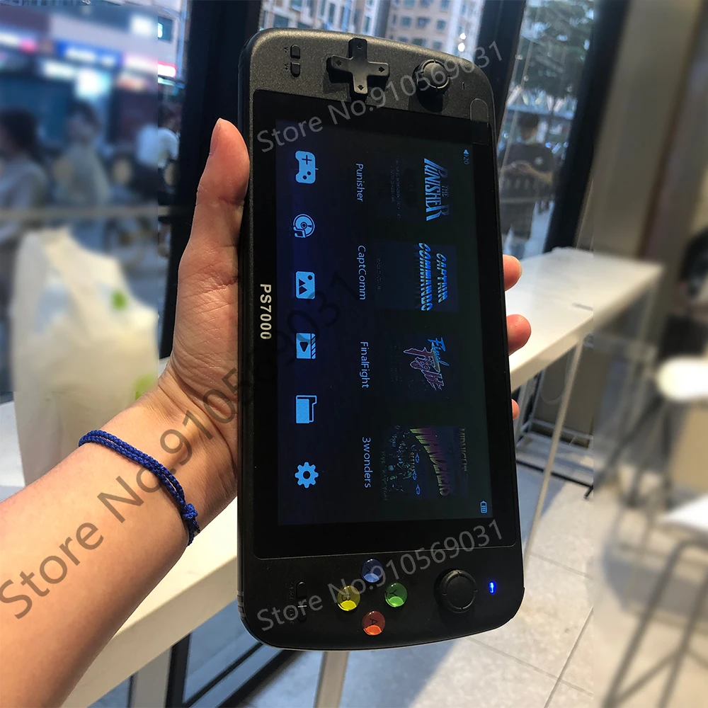 Consola de videojuegos portátil Retro HD de 7 pulgadas PS7000, más de 6000 juegos, consola de reproductor de juegos portátil para PS1 - imagen 4