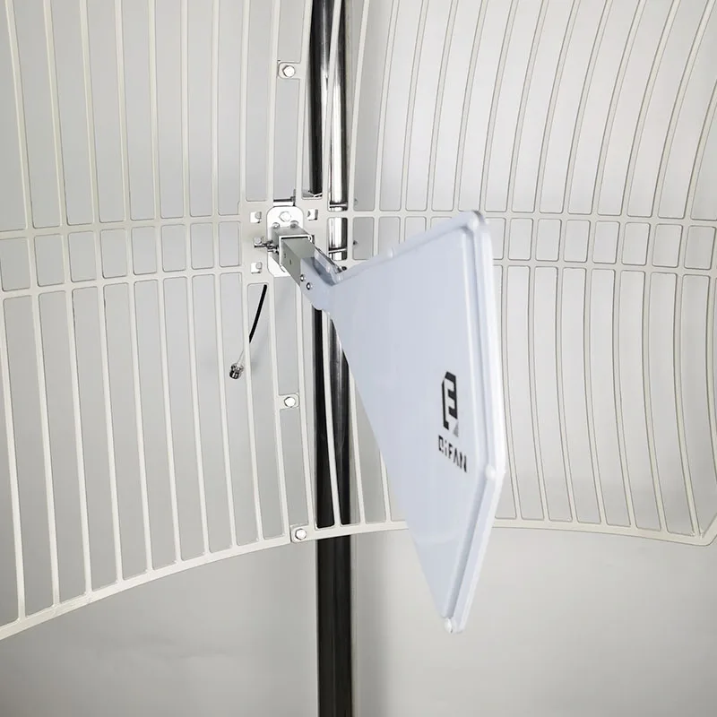 Antena direccional 2G 3G 4G 5G 32dBi 600-6500MHz antena de rejilla parabólica bipolarizada para exteriores para mejorar la velocidad de la estabilidad de la red - imagen 4