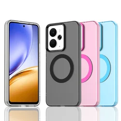 Funda Magnética Transparente Realme 14 5G / 14T – Caramelo