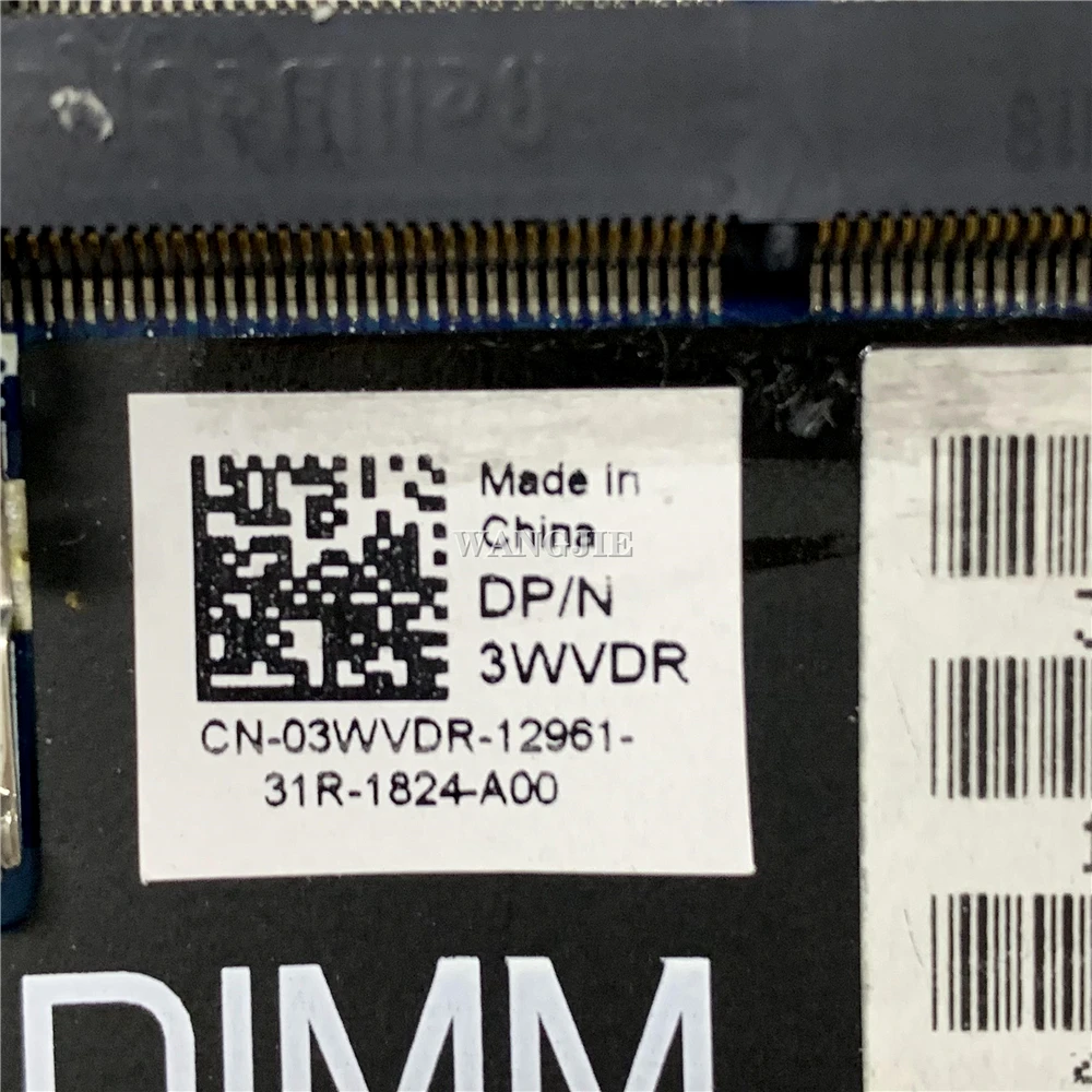 Para Dell Inspiron 17R-3721 5721 placa base de computadora portátil SR0XF I3-3227U CPU DDR3 CN-06006J 06006J VAW11 LA-9102P 100% en funcionamiento - imagen 3