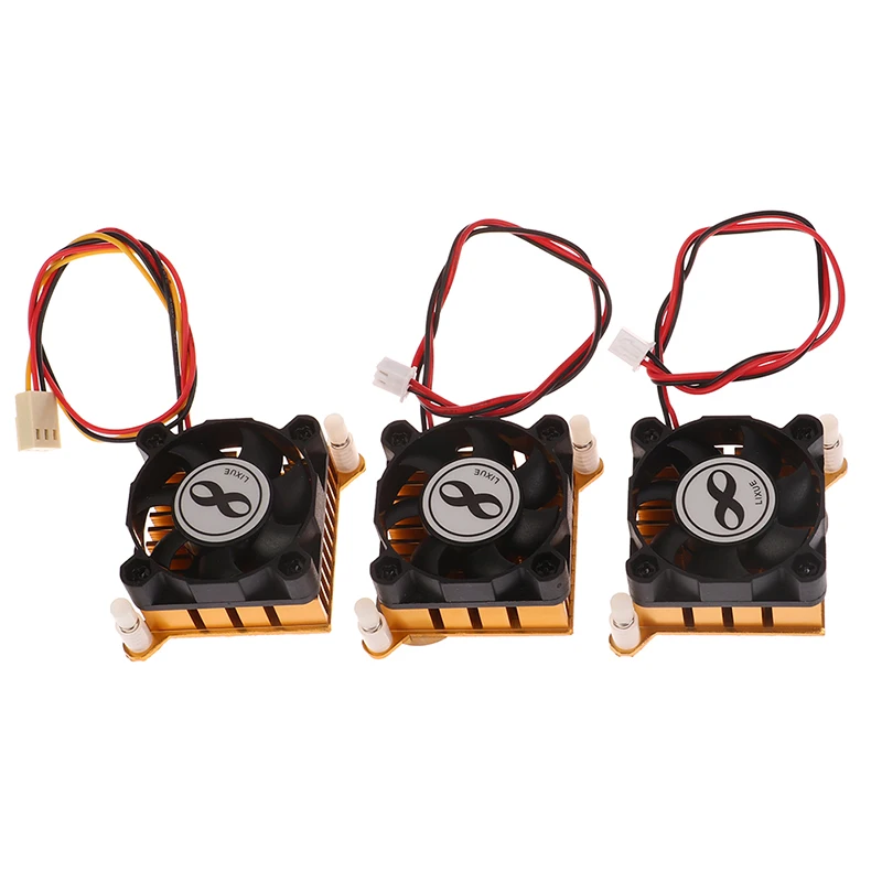 1 unidad de 5V, 12V, 60MM, paso de agujero, CPU, placa base, Chip, enfriador gráfico, ordenador portátil, ventilador silencioso, Base de aluminio, Mini ventilador de refrigeración - imagen 5