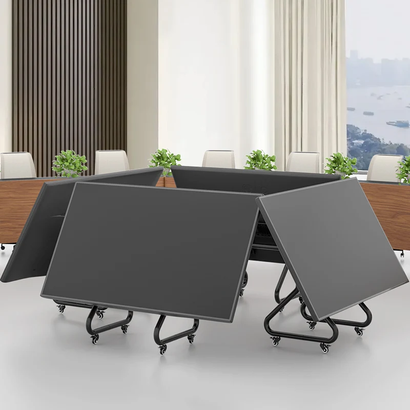 Carro de escenario corto para TV móvil HILLPORT, adecuado para 60-100 pulgadas, compatible con soporte de suelo para monitor giratorio de 360 grados SC60 - imagen 5