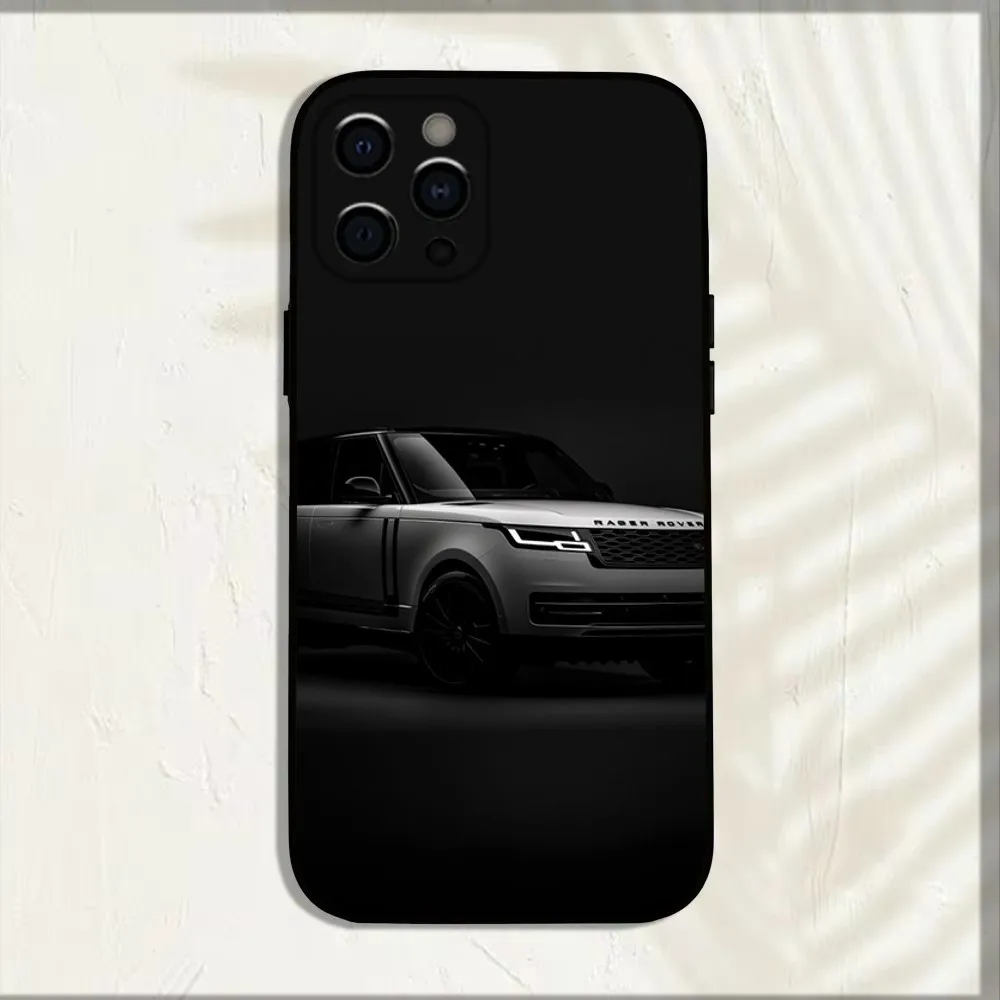 Funda de teléfono SUV Car R-Range Roveres para iPhone 16,15,14,13,12,11,Pro,X,XS,Max,XR,Plus,Mini cubierta negra suave - imagen 3