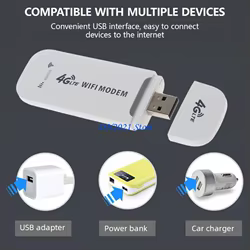 F3ke Router 4G LTE USB Portátil WiFi 150 Mbps