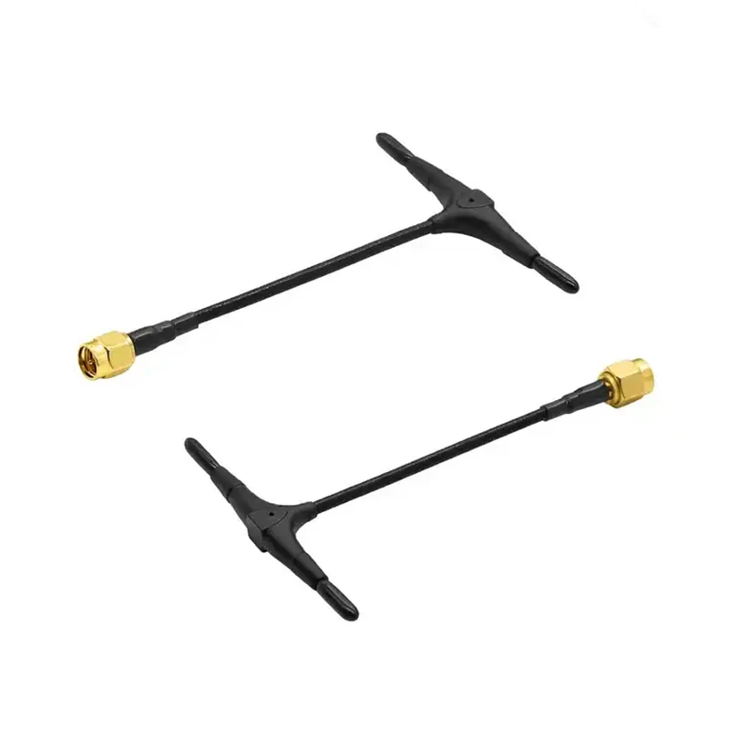 Antena T dipolo omnidireccional de 2,4G, U.FL MHF4 TBS de largo alcance, juguete RC para Drones de carreras con visión en primera persona, BETAFPV ELRS Nano receptor, piezas DIY
