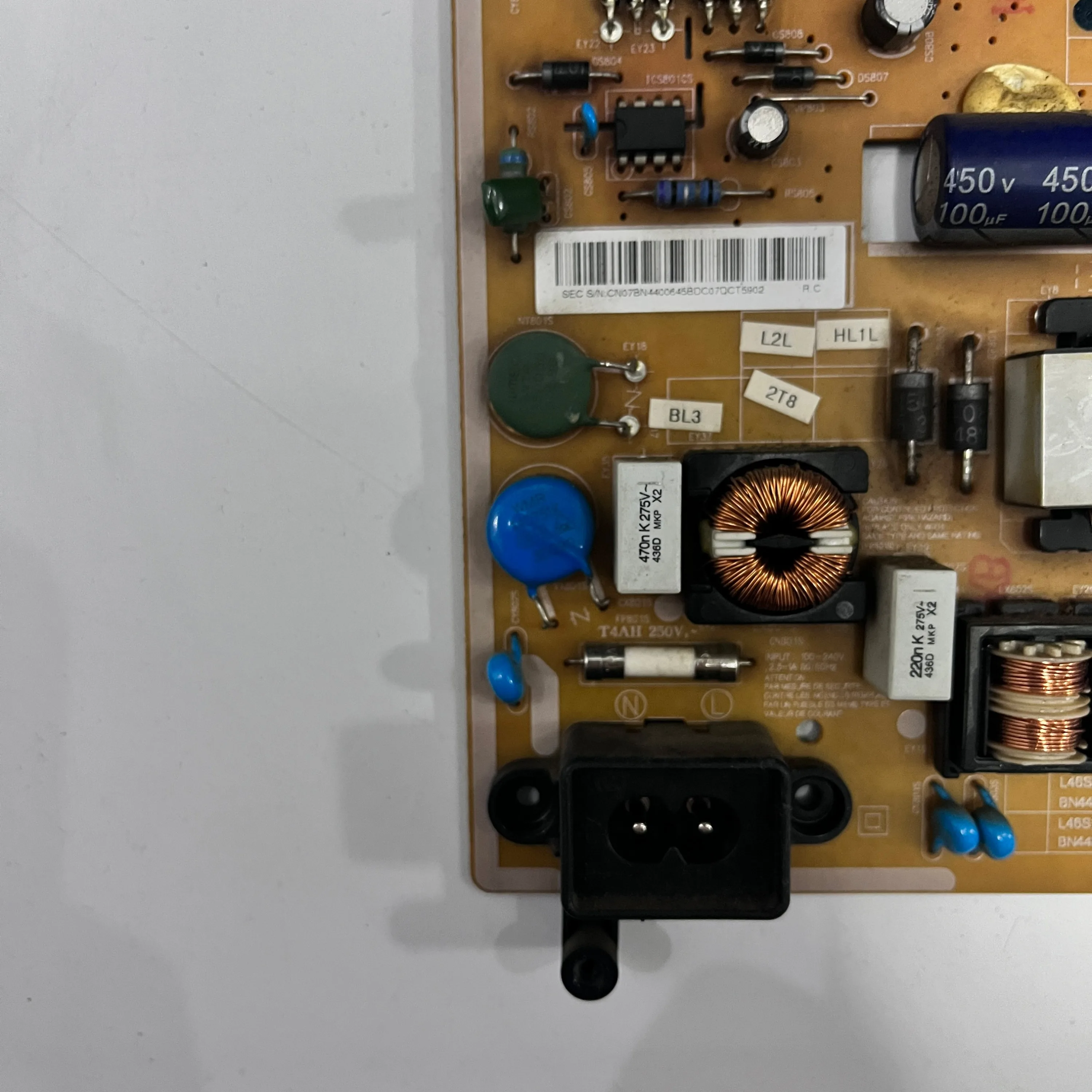 Placa de fuente de alimentación de TV Original y genuina, BN44-00645A BN44-00645B =/D, adecuada para modelos de TV LCD, piezas HG40NB690QFXZA - imagen 3