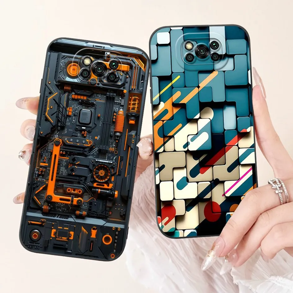 Para Xiaomi Poco X3 Pro NFC funda bonita de dibujos animados conejo corona gato funda de silicona suave a prueba de golpes para Xiaomi Poco X3 X 3 X3NFC parachoques - imagen 4