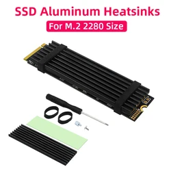 Disipador M.2 NVMe 2280 para Raspberry Pi 5 con almohadilla térmica