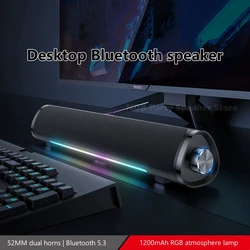 Barra de sonido Bluetooth 4D con subwoofer para TV y PC