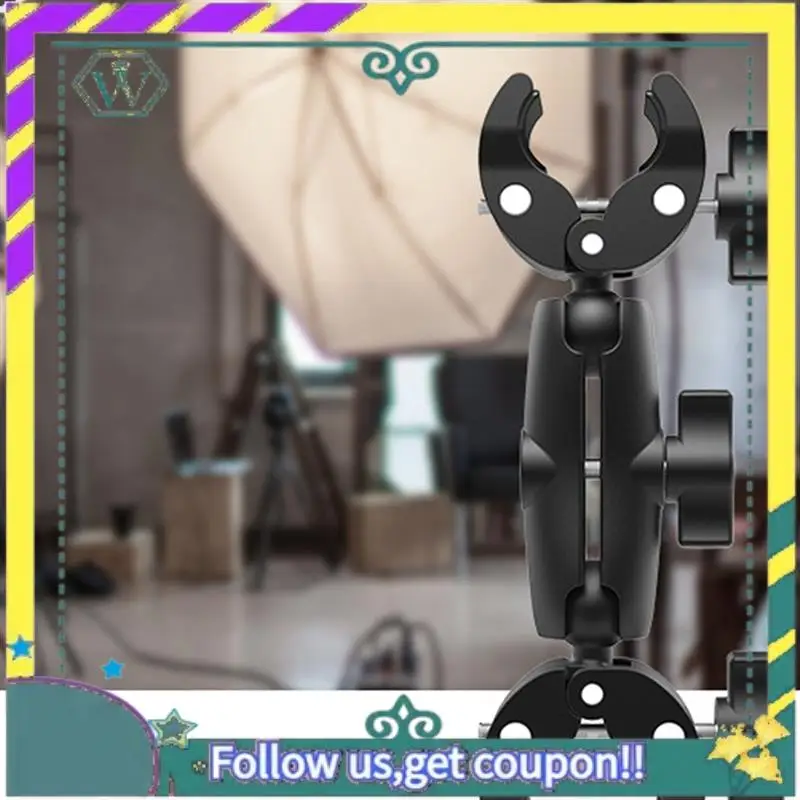 Accesorios para cámara deportiva de bicicleta y motocicleta, soporte multifuncional de doble cabezal adecuado para Insta360 DJI AKASO, novedad - imagen 5