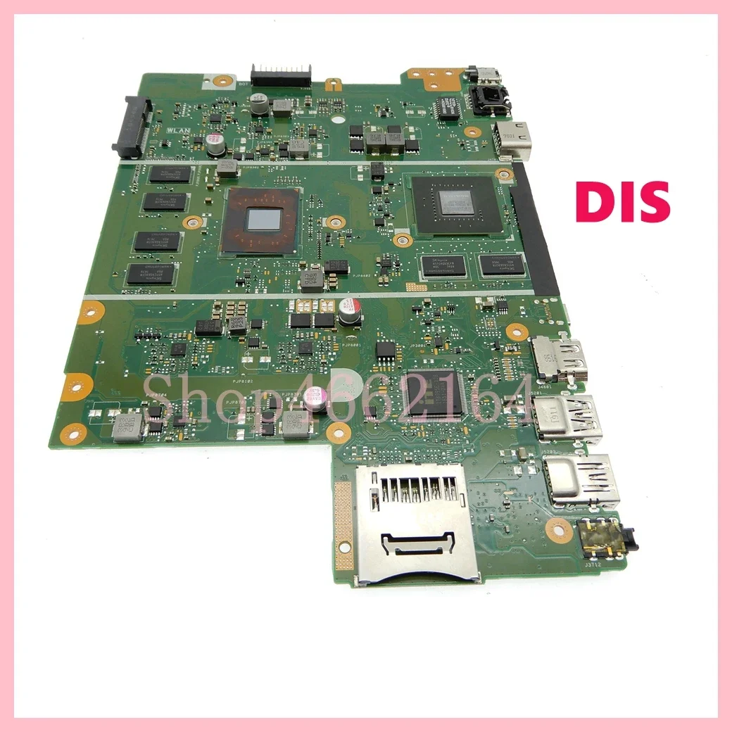 Placa base para ordenador portátil X441NC N3350 N4200 CPU 4GB RAM UMA/DIS para For Asus X441NC F441NA A441NA X441NA K441NA placa base 100% prueba OK - imagen 5