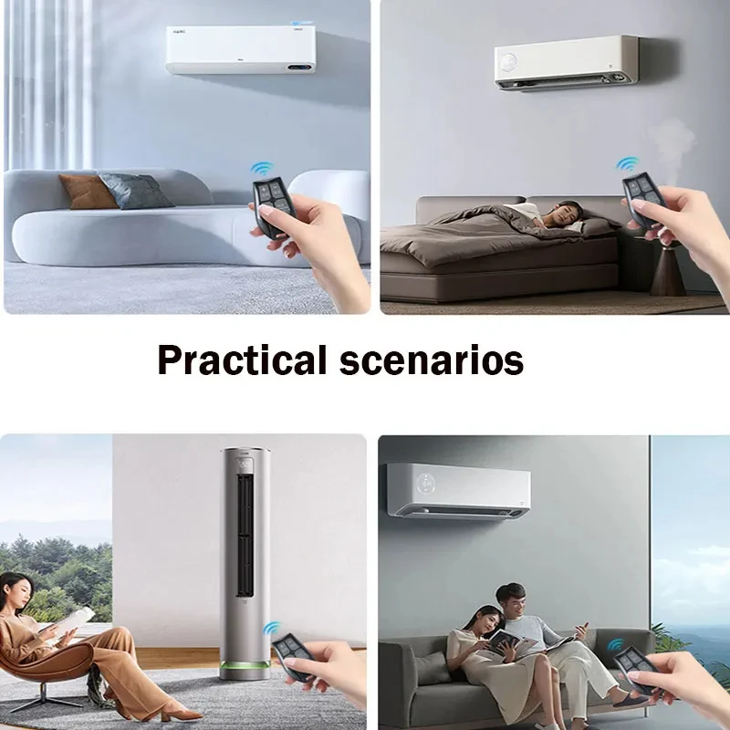 MRSVI Control remoto universal A/C X900 compatible con todas las principales marcas y modelos de aire acondicionado - imagen 4