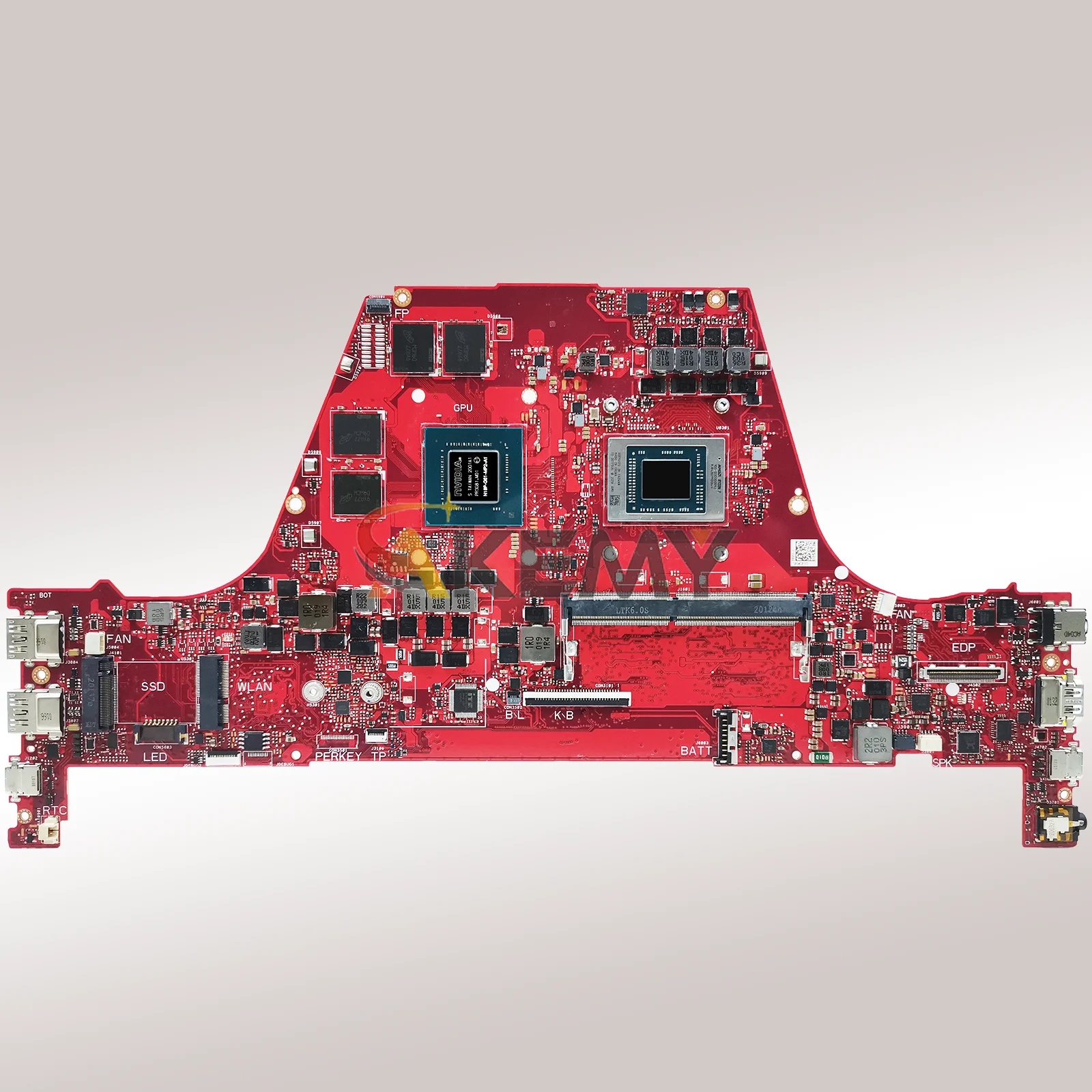 Placa base para ordenador portátil GA401IH para ASUS ROG Zephyrus G14 GA401II GA401I GA401IH placa base para portátil con CPU R5 R7 R9 115% pruebas OK - imagen 3