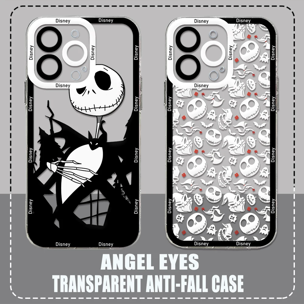 Funda de teléfono The Nightmare Before Christmas para Xiaomi Redmi Note 13 12 12C 11 10 10C 13C 10s 9 9s 9C 8 Pro Max 4G 5G cubierta transparente - imagen 3