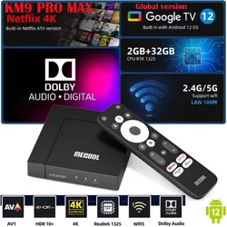 MECOOL KM9 Pro Max TV Box Android con certificación Google HDR