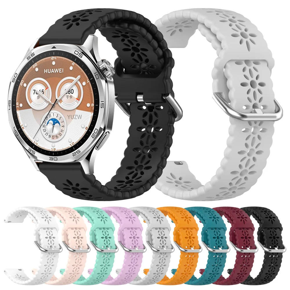 Correa de repuesto de silicona para HUAWEI WATCH GT 5 Pro, banda de 46mm GT5 GT 4 3 42mm HONOR Magic Watch 4 GS Pro ES 22mm 20mm