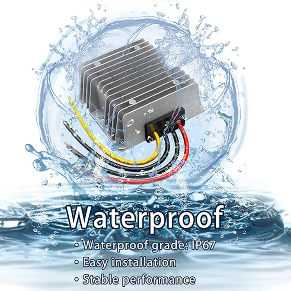 Convertidor CC reductor regulador de voltaje Buck para dispositivo de coche convertidor CC 36 48v a 19v 1A 2A 4A 6A 8A 12A 15A 20A 30A 19v - imagen 5