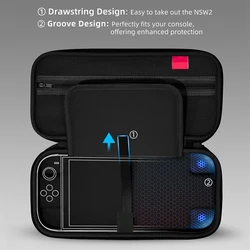 Estuche Rígido Nintendo Switch 2 – Funda Protectora Viaje