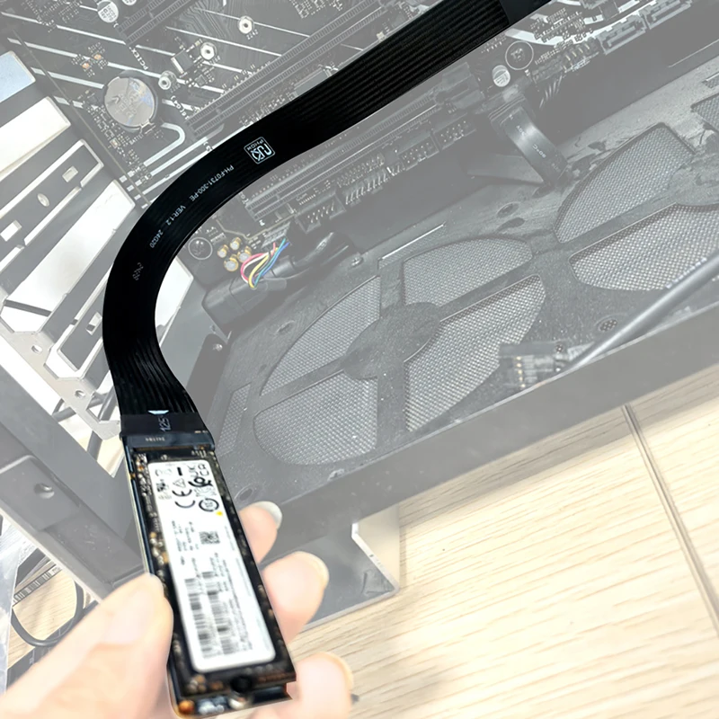 Para NGFF M.2 M-KEY y B-KEY NVME Cable de extensión SSD PCIe4.0 SATA 64Gbps para M.2 NVME PCI-E 4,0x4 PC portátil Cable adaptador externo