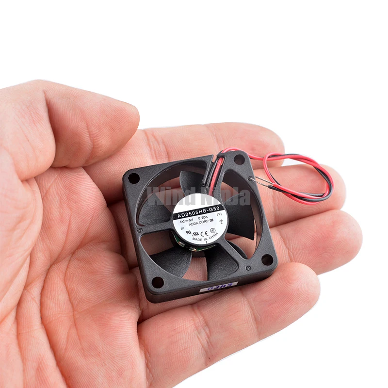AD3505HB-G50 Micro ventilador de refrigeración de alta velocidad 35mm X 3,5 cm ventilador de doble rodamiento de bolas DC5V 0.20A para fuente de alimentación del enrutador - imagen 5