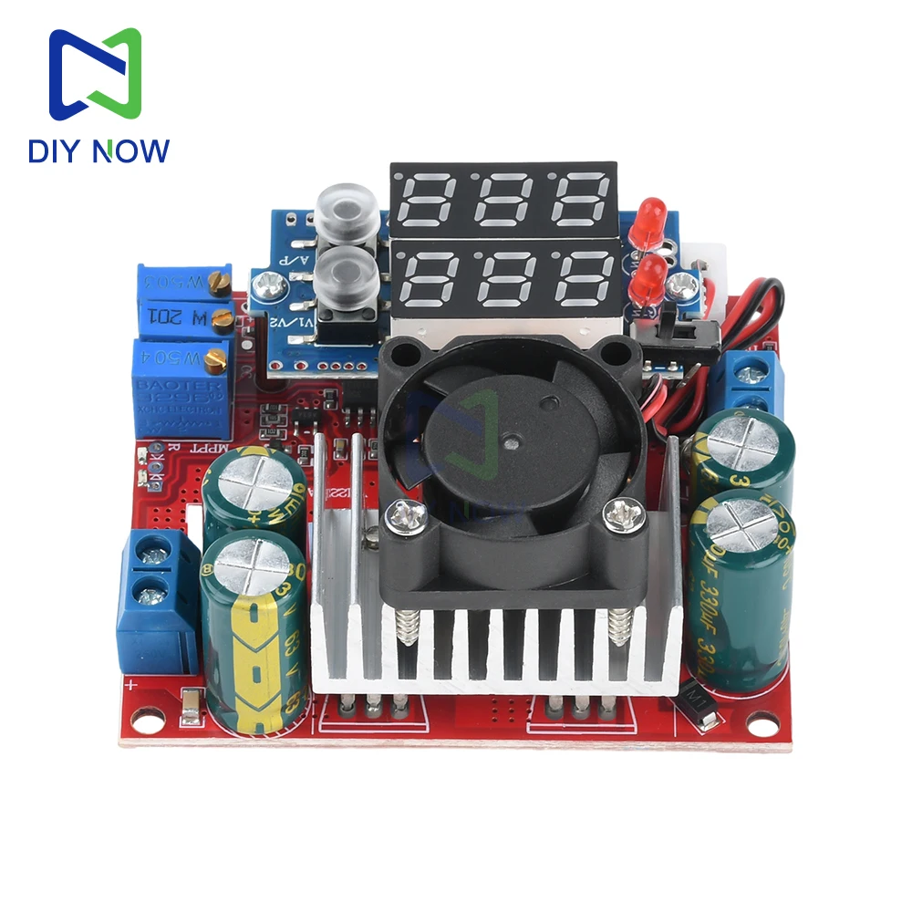 Módulo de carga de impulso de corriente constante de voltaje constante MPPT de 15A, módulo de carga Solar con pantalla Digital, fuente de alimentación ajustable - imagen 5