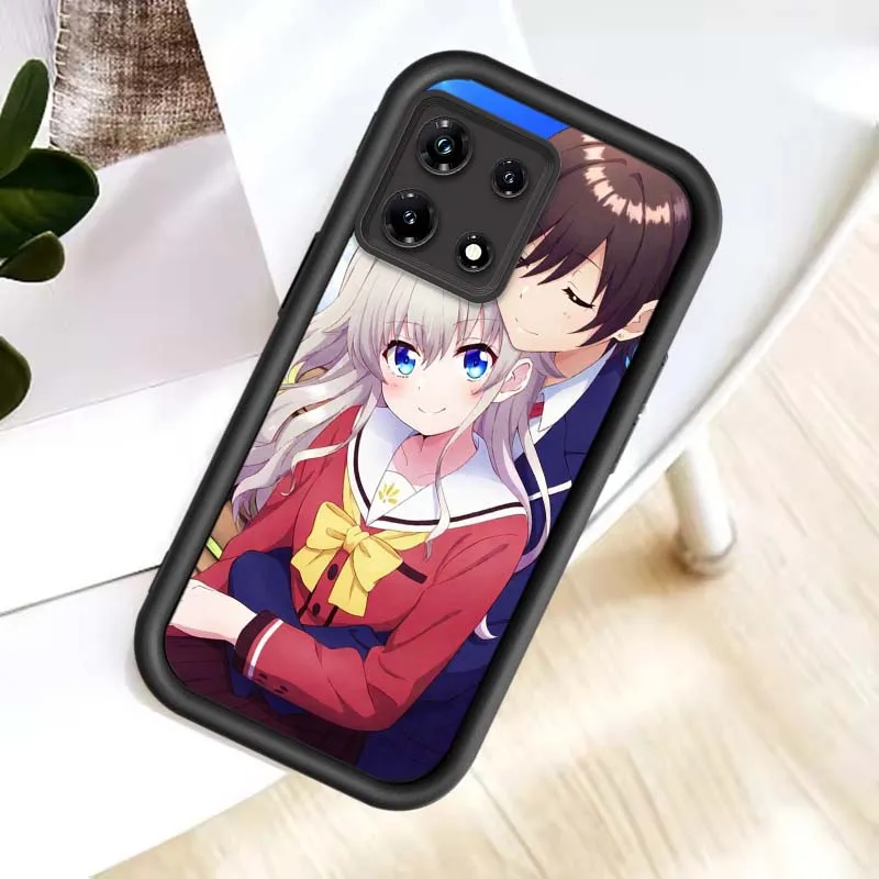 ANIME Nao Tomori para Infinix Tecno Pova Spark 3 4 5 6 Go 7 7T 10 10C 20 20C 30 30C Pro Plus Neo Eye escalera funda de teléfono - imagen 2